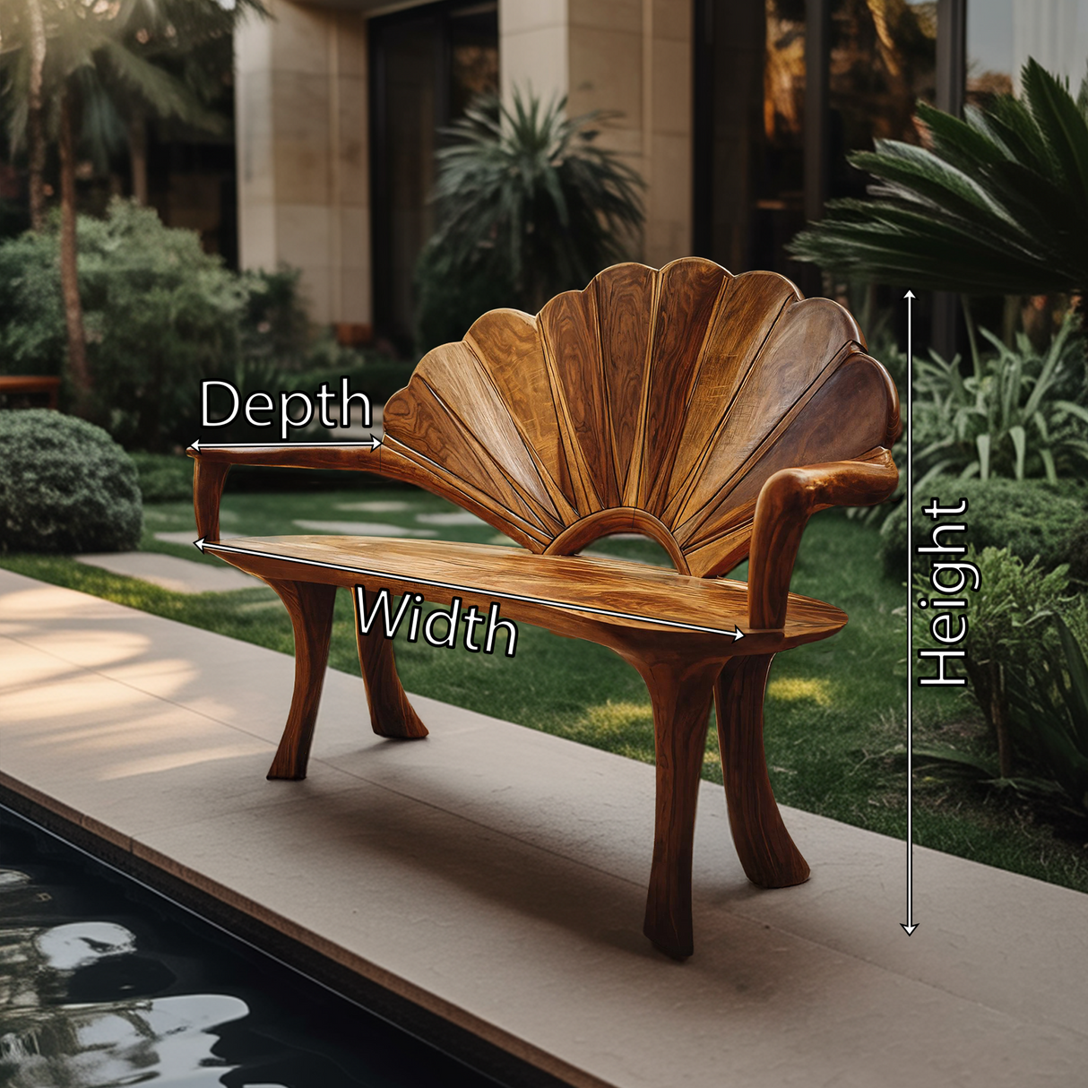 Handmade Live Edge Bench For Entryway Seating Furniture