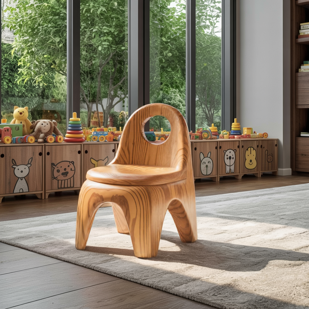 Montessori Toddler Chair Ergonomic Seat Playroom Or Preschool