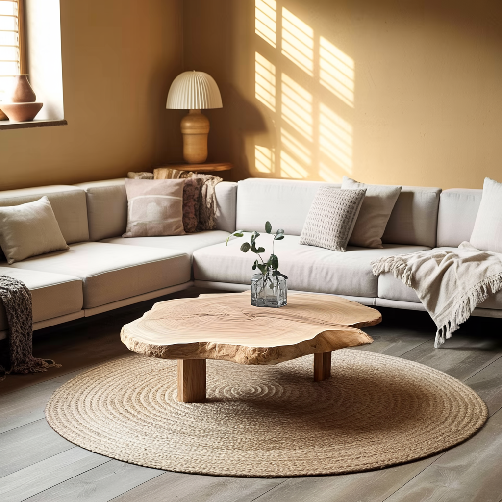 Farmhouse Solid Wood Table For Living Room Use