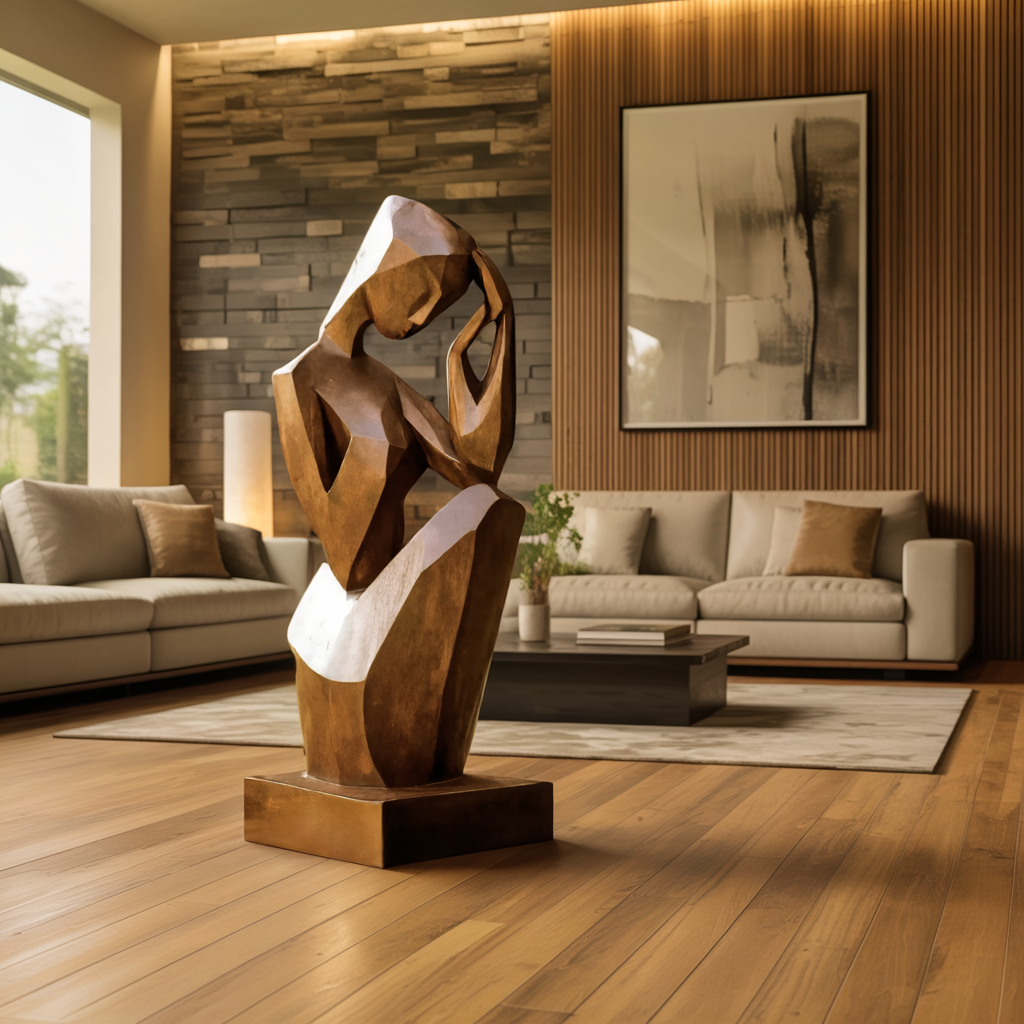 Handcrafted 3D Wood Art For Outdoor Nature Theme Setting