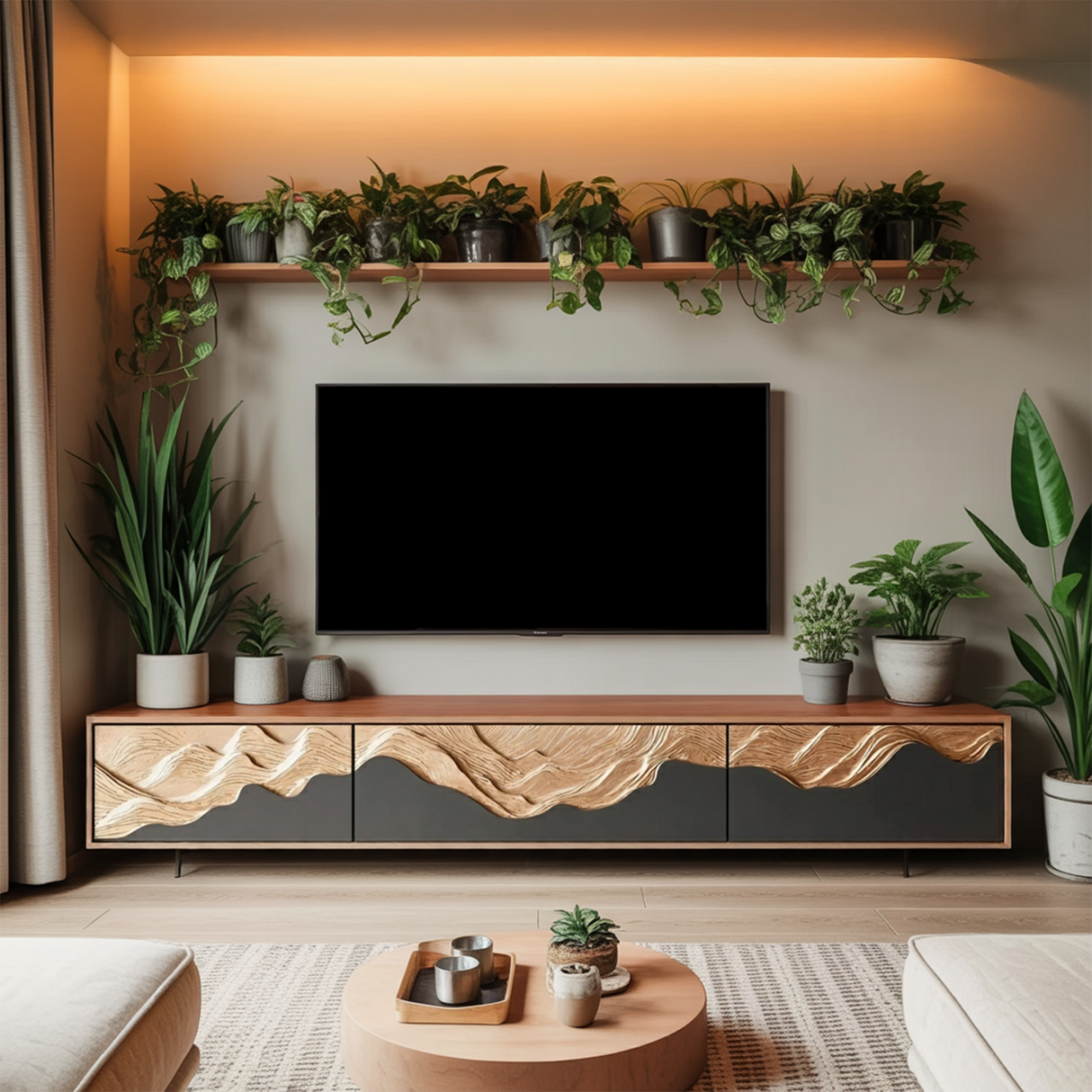 Mid Century TV Console For Furniture Styling