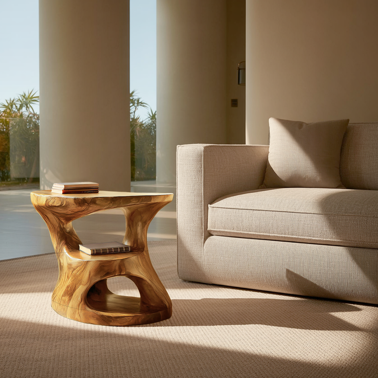 Unique Side Table For Living Room Or Office Spaces