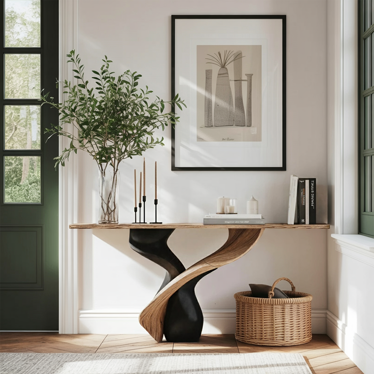 Rustic Console Table Inspiration Entryway Design