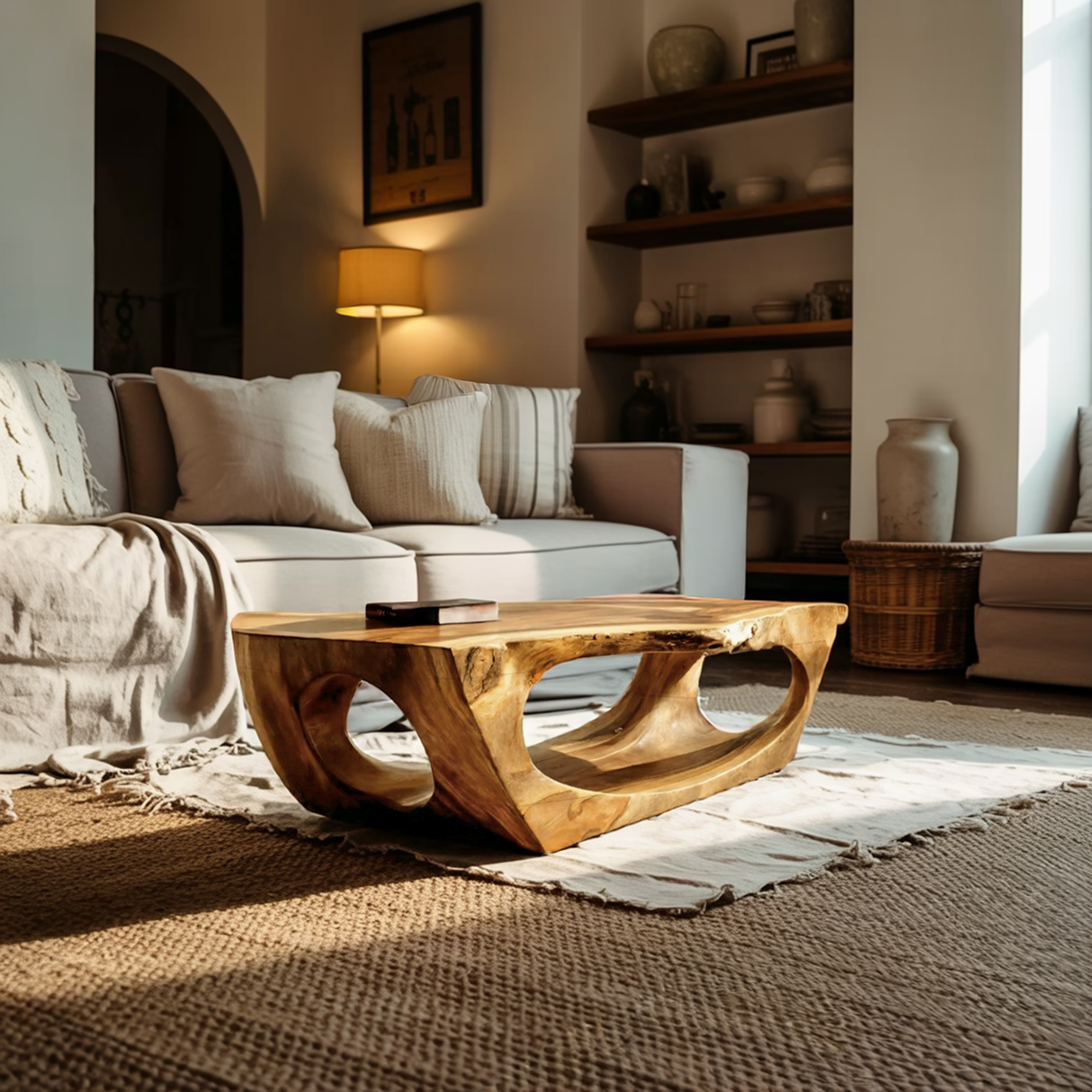 Contemporary Sculpture Coffee Table For Modern Home