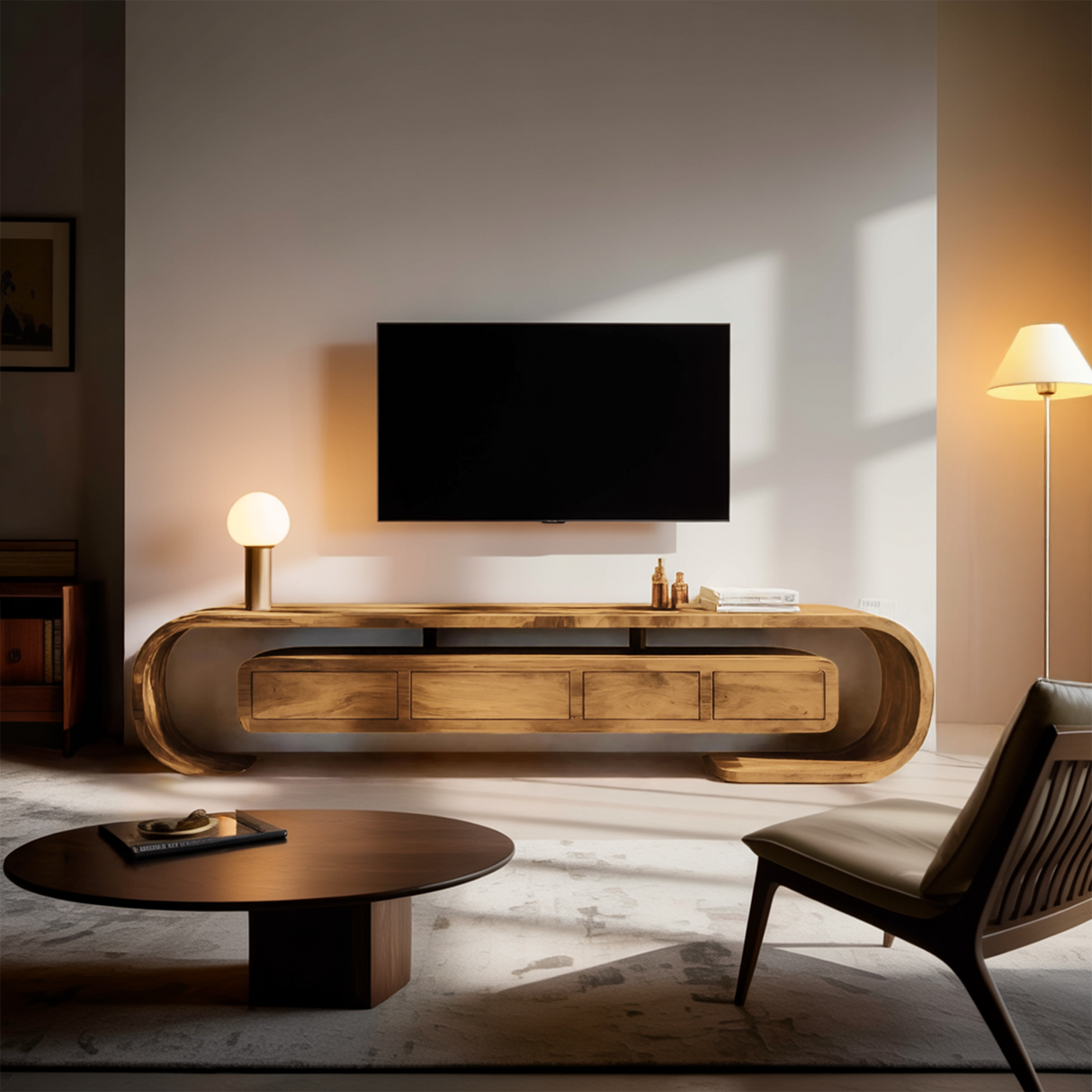 Modern TV Console For Modern Living Room Storage