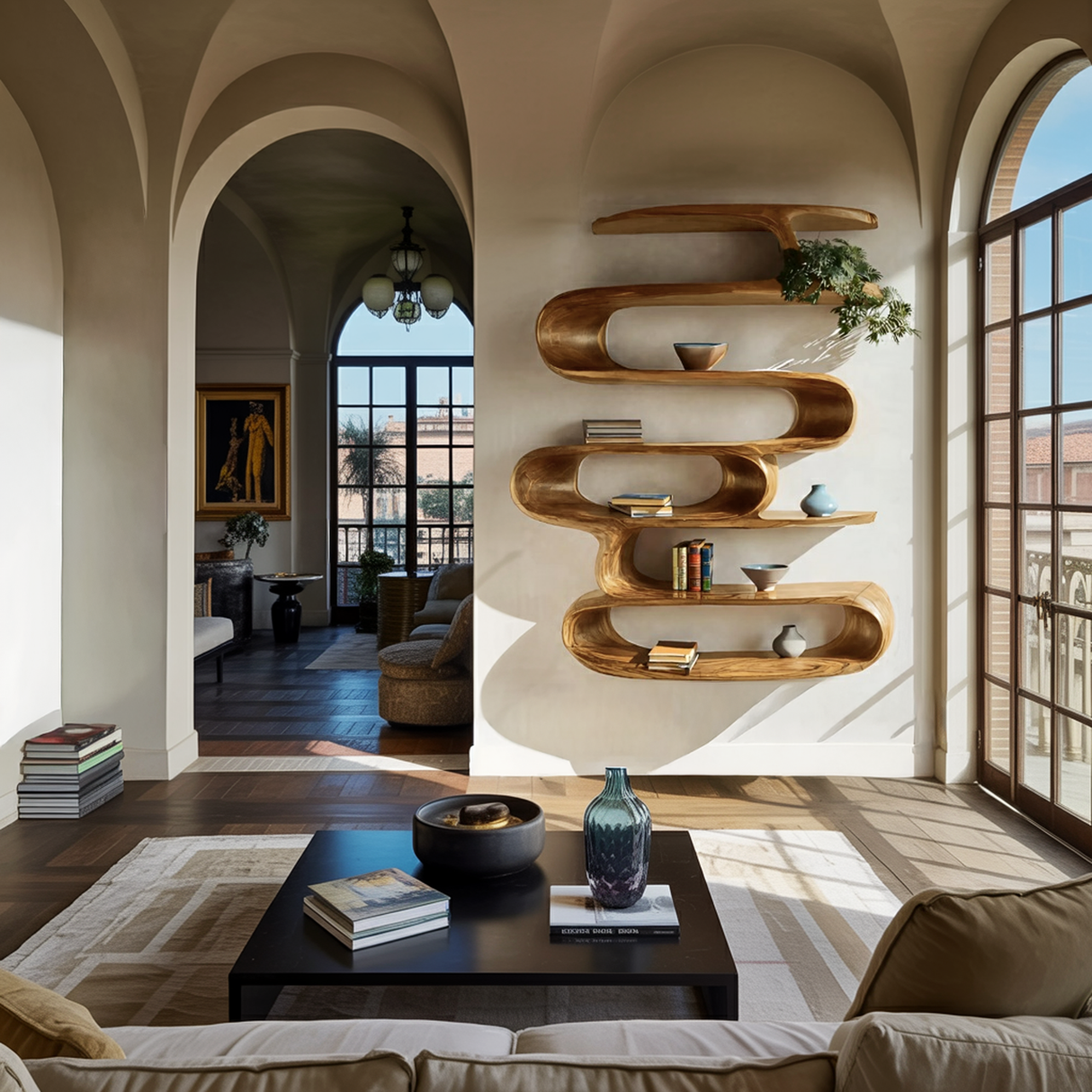 Elegant Wall-Mounted Shelf For Modern Home Decor