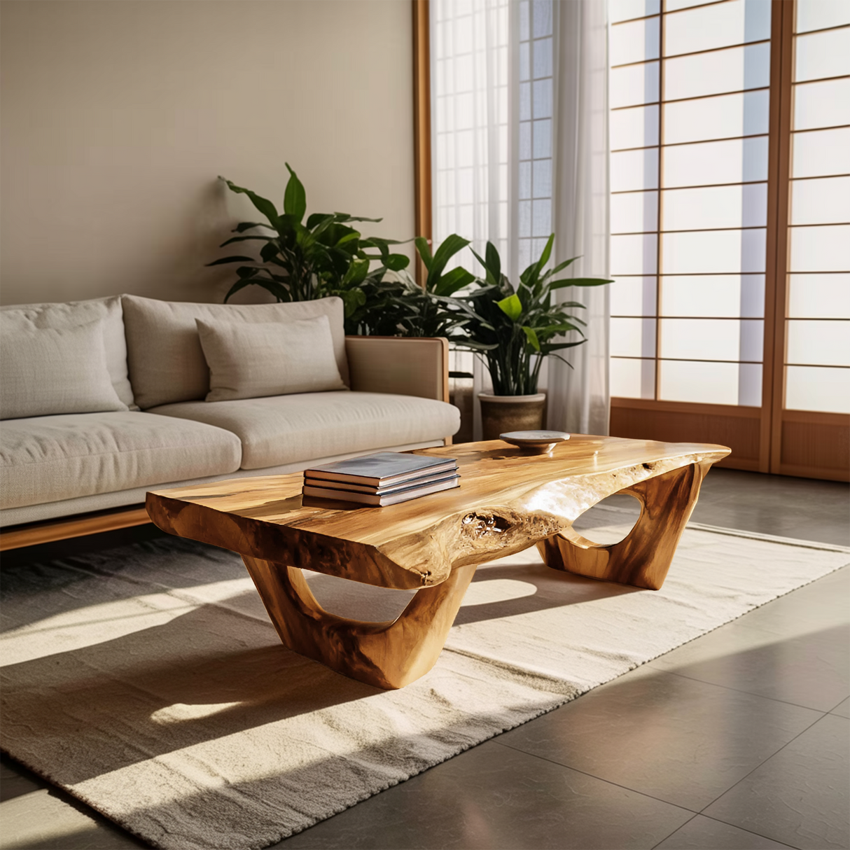 Organic Centerpiece Coffee Table For Home Decor