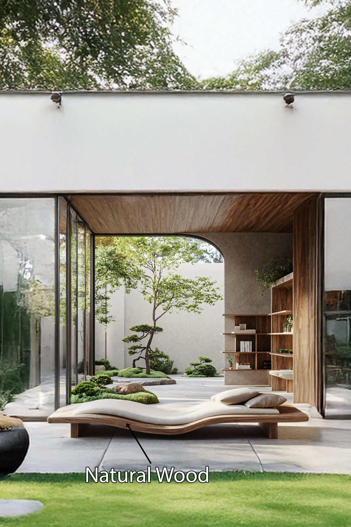 Rustic Farmhouse Wooden Daybed For Entryway Furniture Decoration