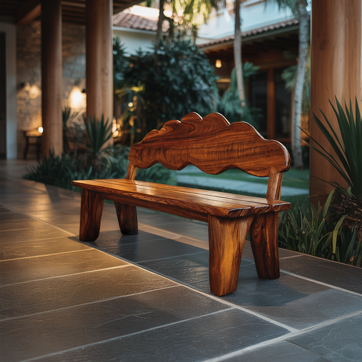 Solid Wood Entryway Bench For Modern Entryway Design