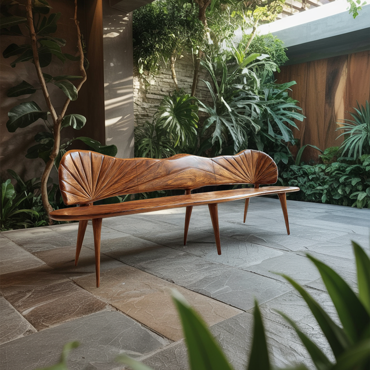 Rustic Wooden Entryway Bench For Hallway And Foyer