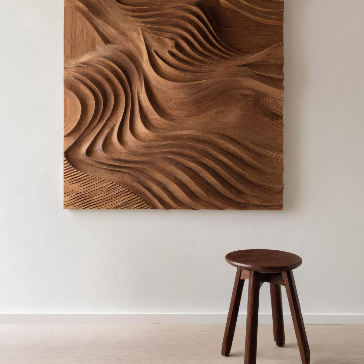 Organic Handcrafted Wall Art Panel For Home Interior