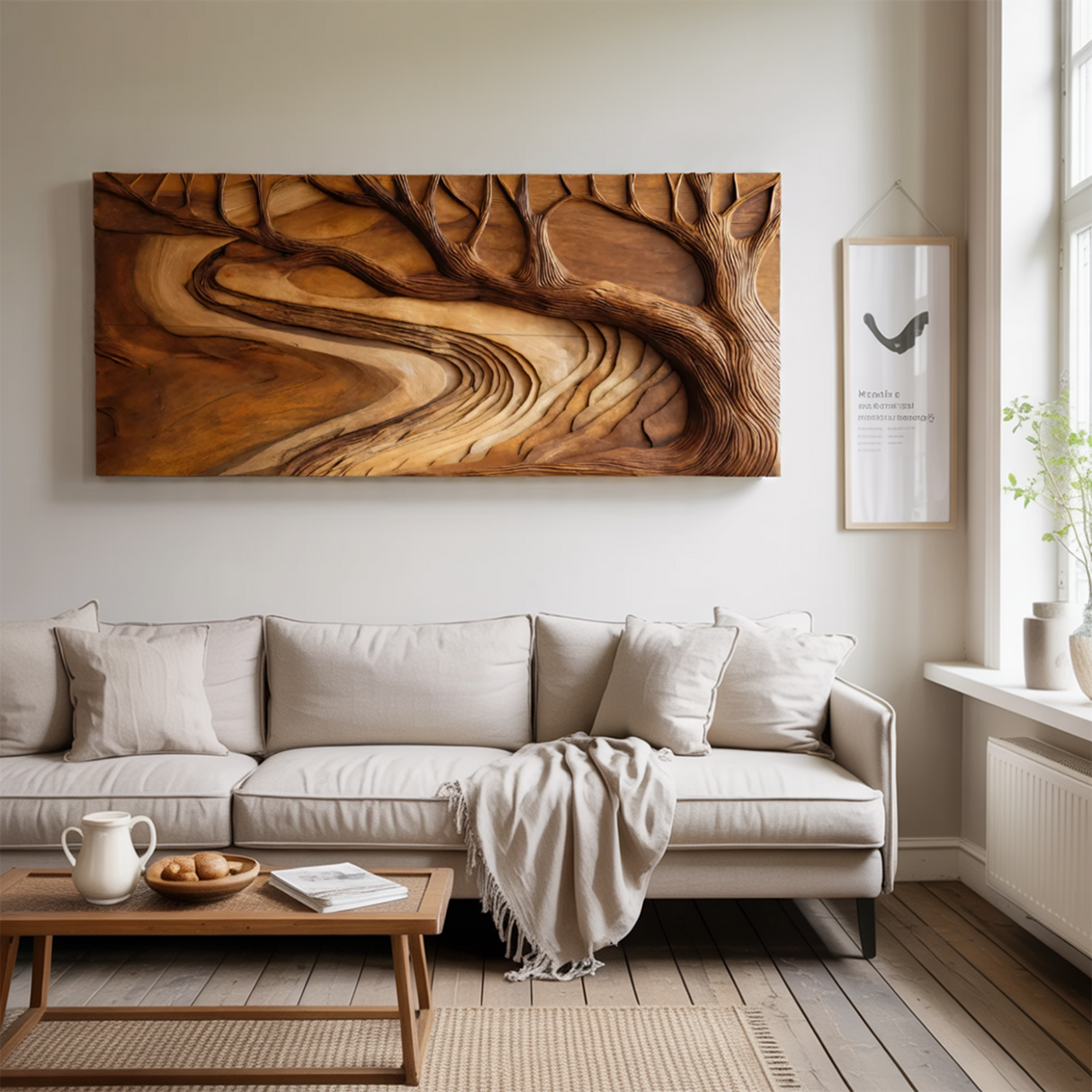 Modern Sculptural Artwork Inspired Branch For Living Decor