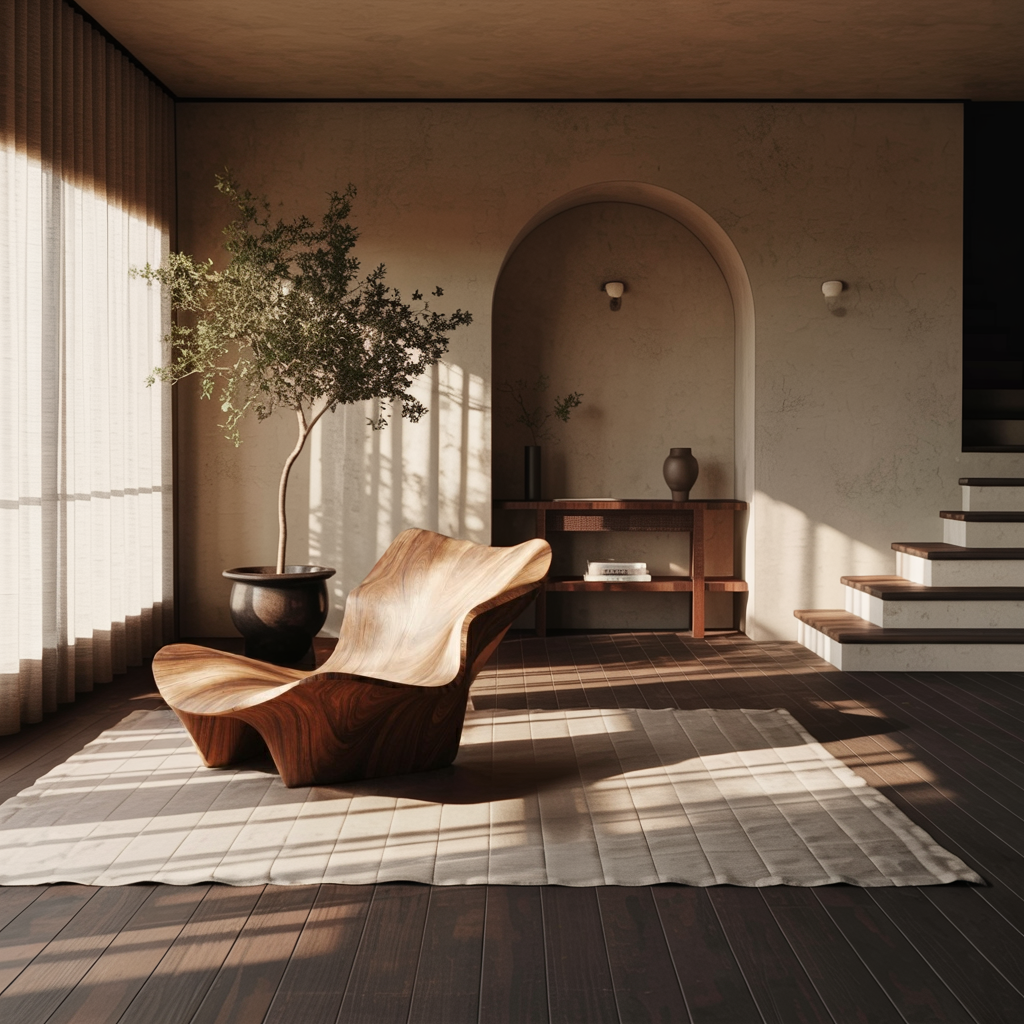 Farmhouse Accent Chair For Outdoor Seating Area