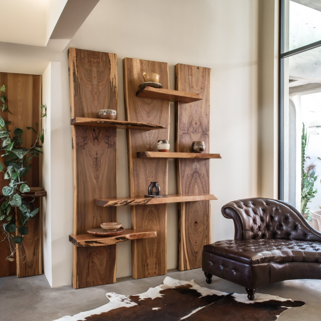 Rustic Floating Wall Shelves For Home And Office
