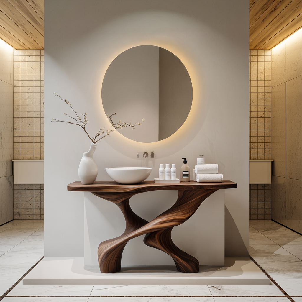 Handcrafted Vanity For Elegant Bathroom Furniture