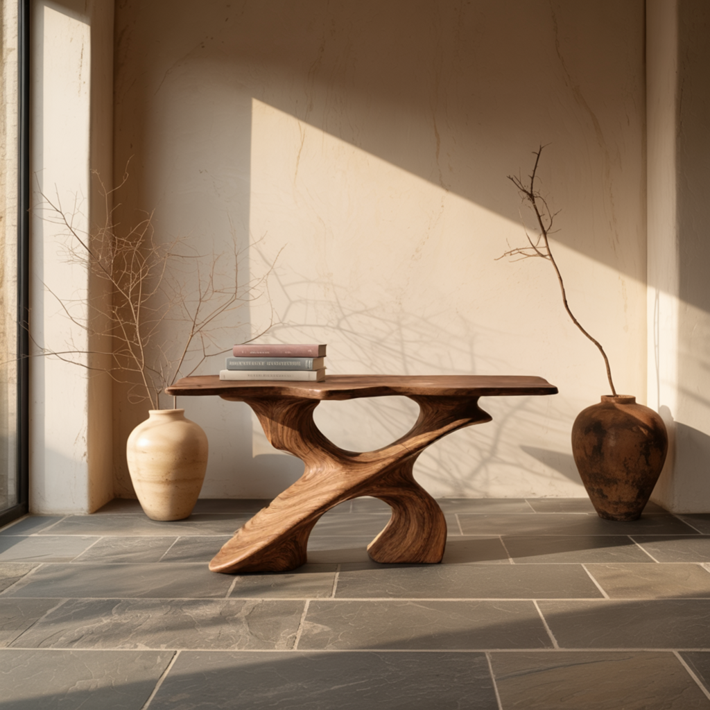 Handcrafted Console Table Furniture Decor