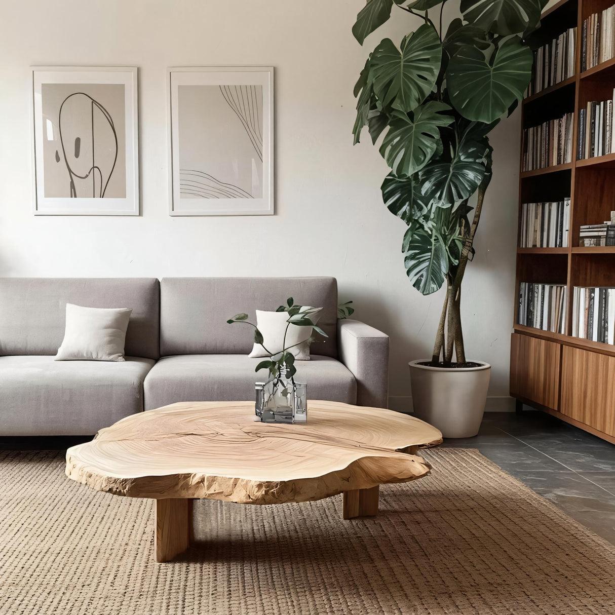 Farmhouse Solid Wood Table For Living Room Use