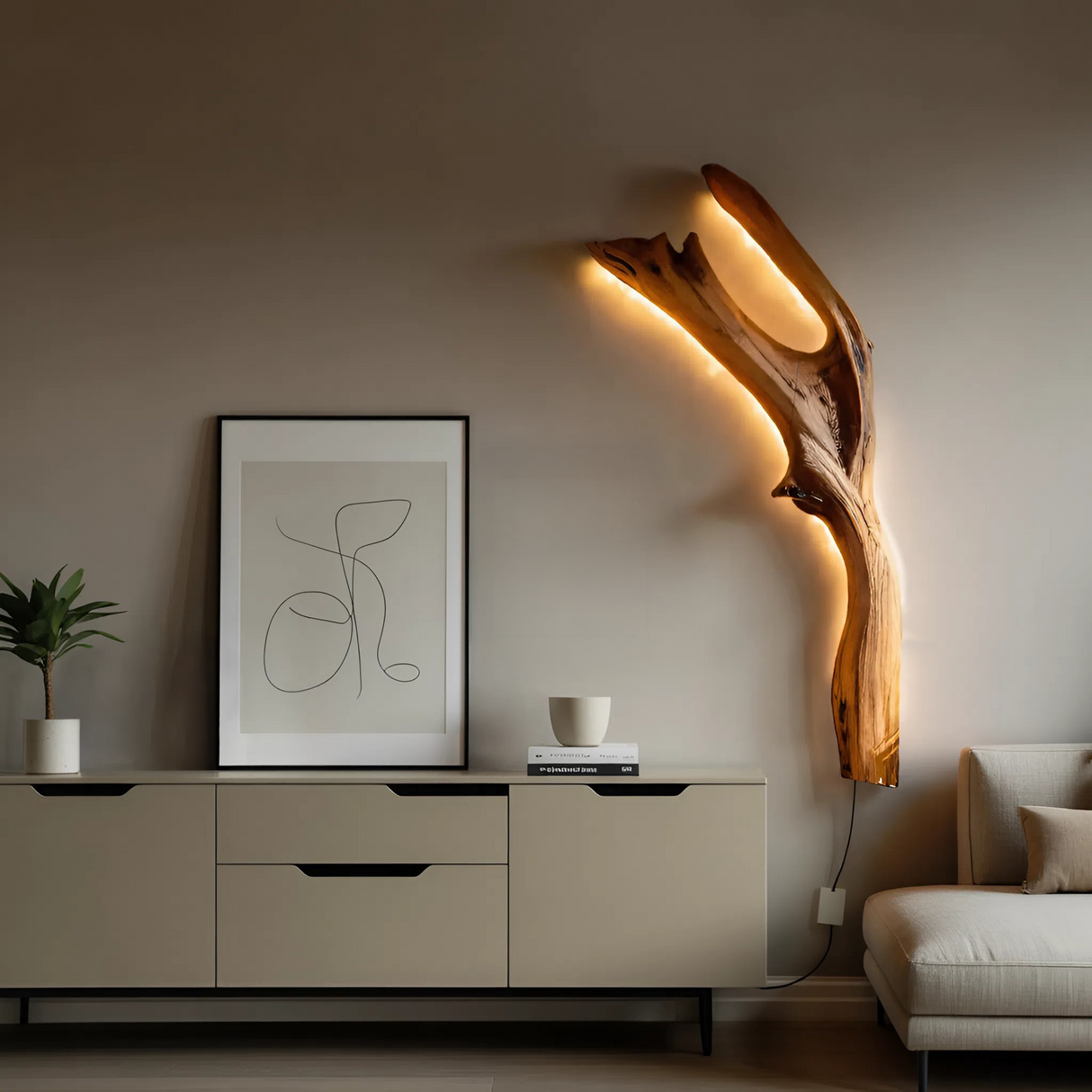 Contemporary Wall Sconce With Two Branch Design For Bedroom