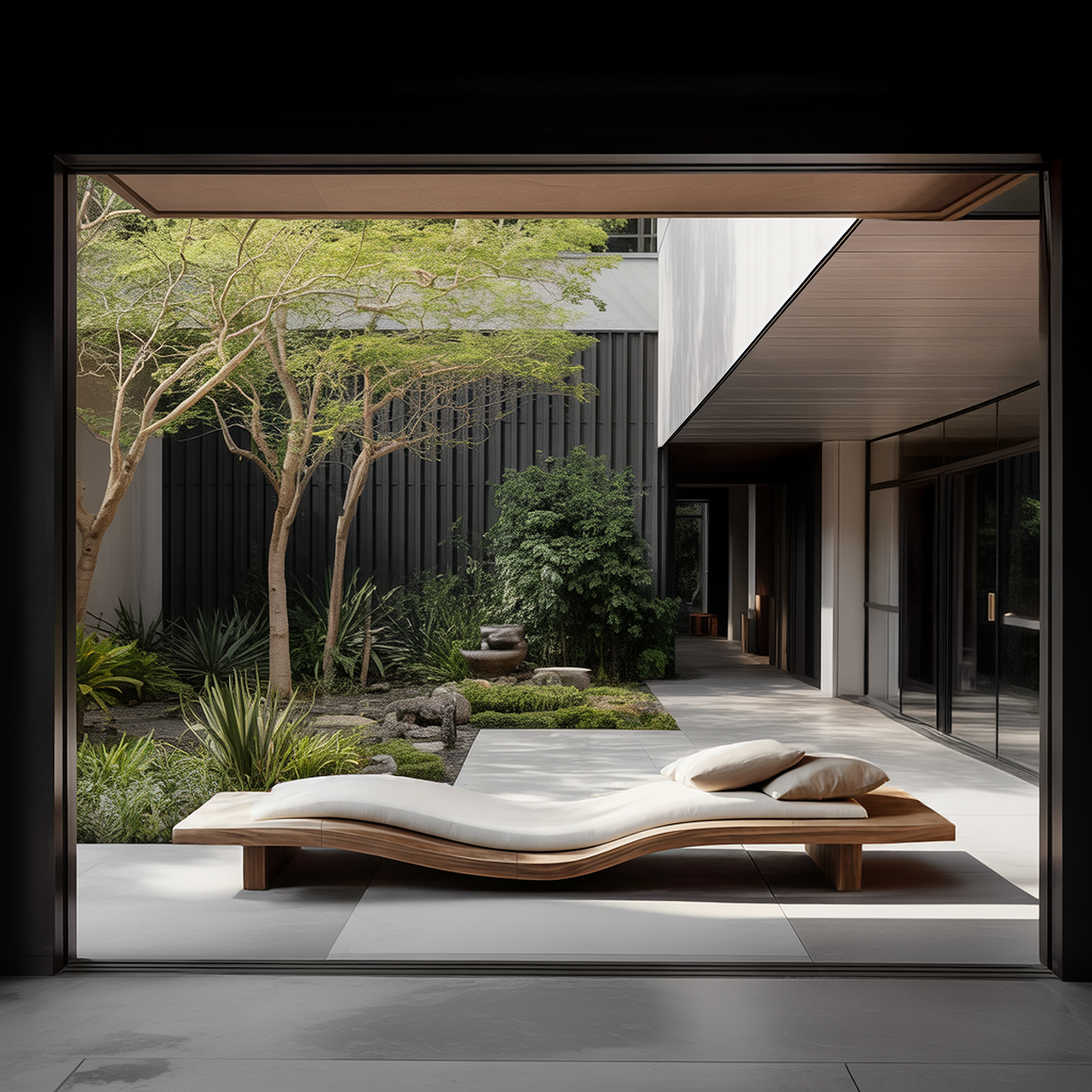 Rustic Farmhouse Wooden Daybed For Entryway Furniture Decoration