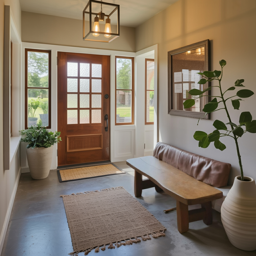 Minimalist End Of Bed Bench For Bedroom Entryway