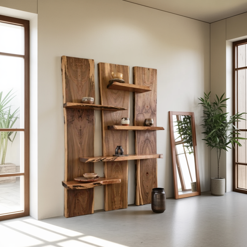 Rustic Floating Wall Shelves For Home And Office