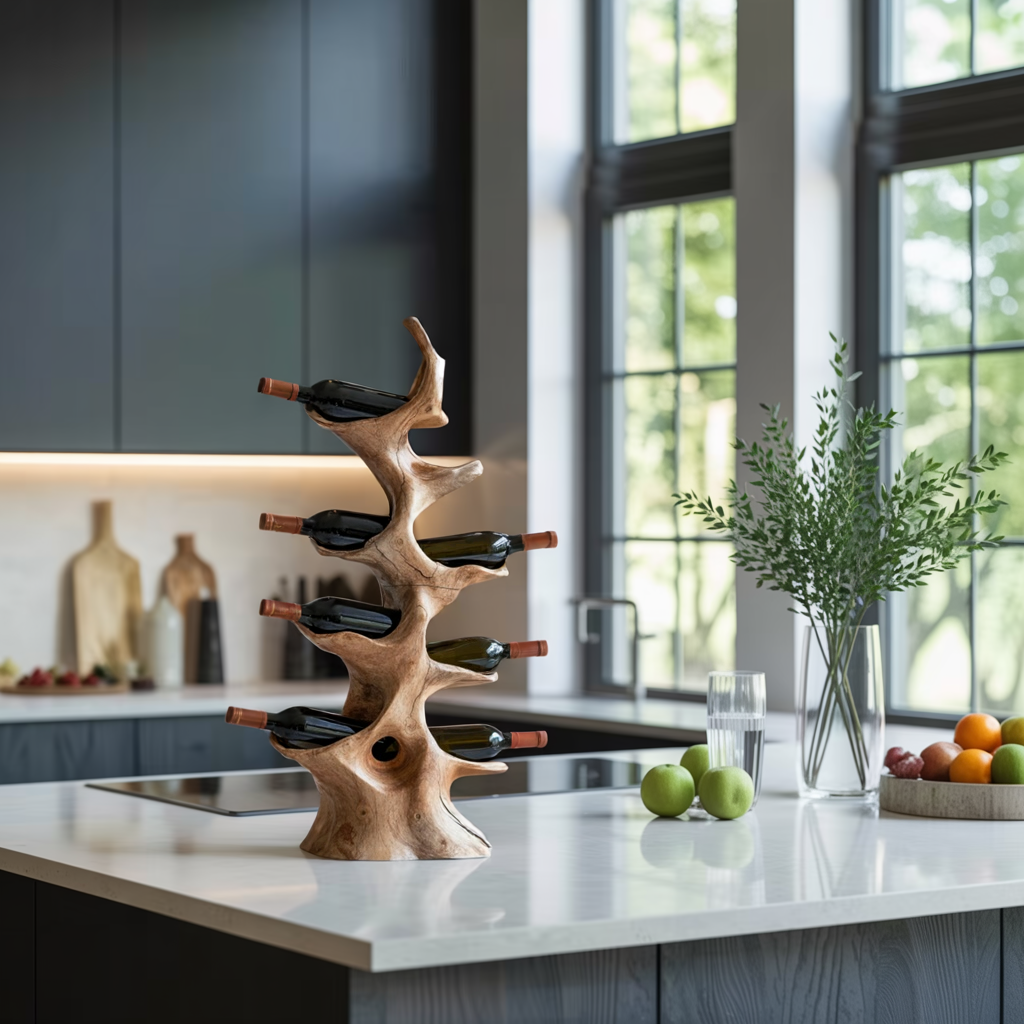 Handcrafted Wine Rack For Furniture Wine Display Unit