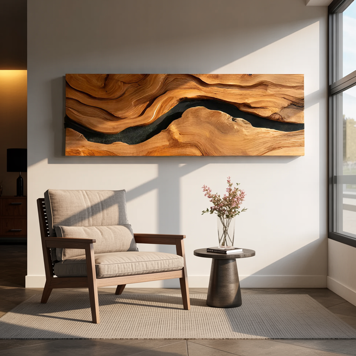 Modern Statement Wall Sculpture For Living Room