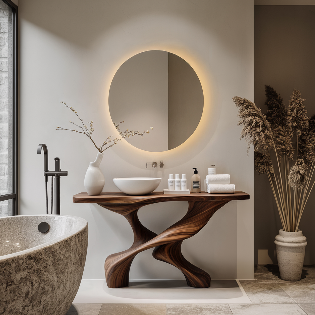 Handcrafted Vanity For Elegant Bathroom Furniture