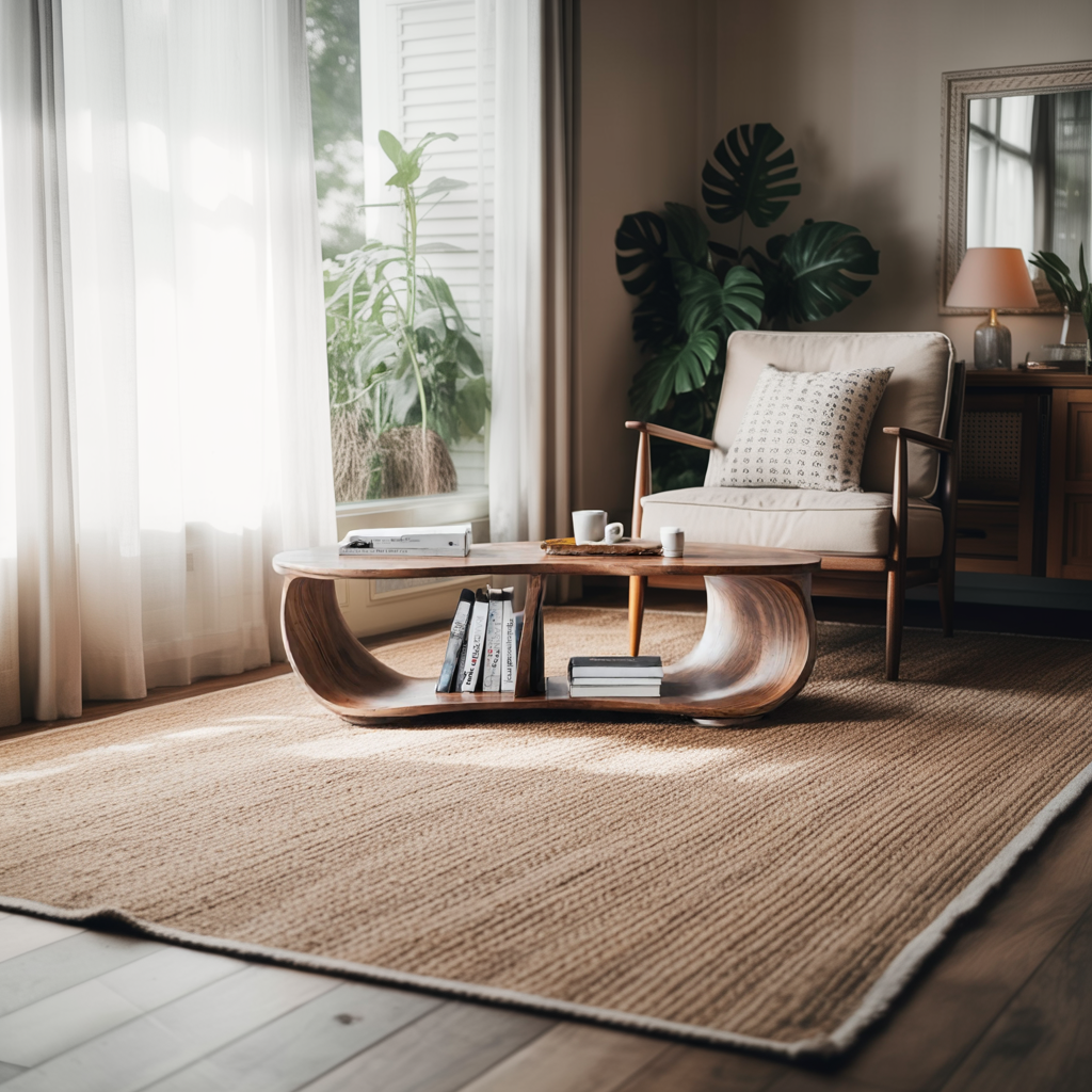 Handcrafted Solid Wood Table For Cozy Interiors