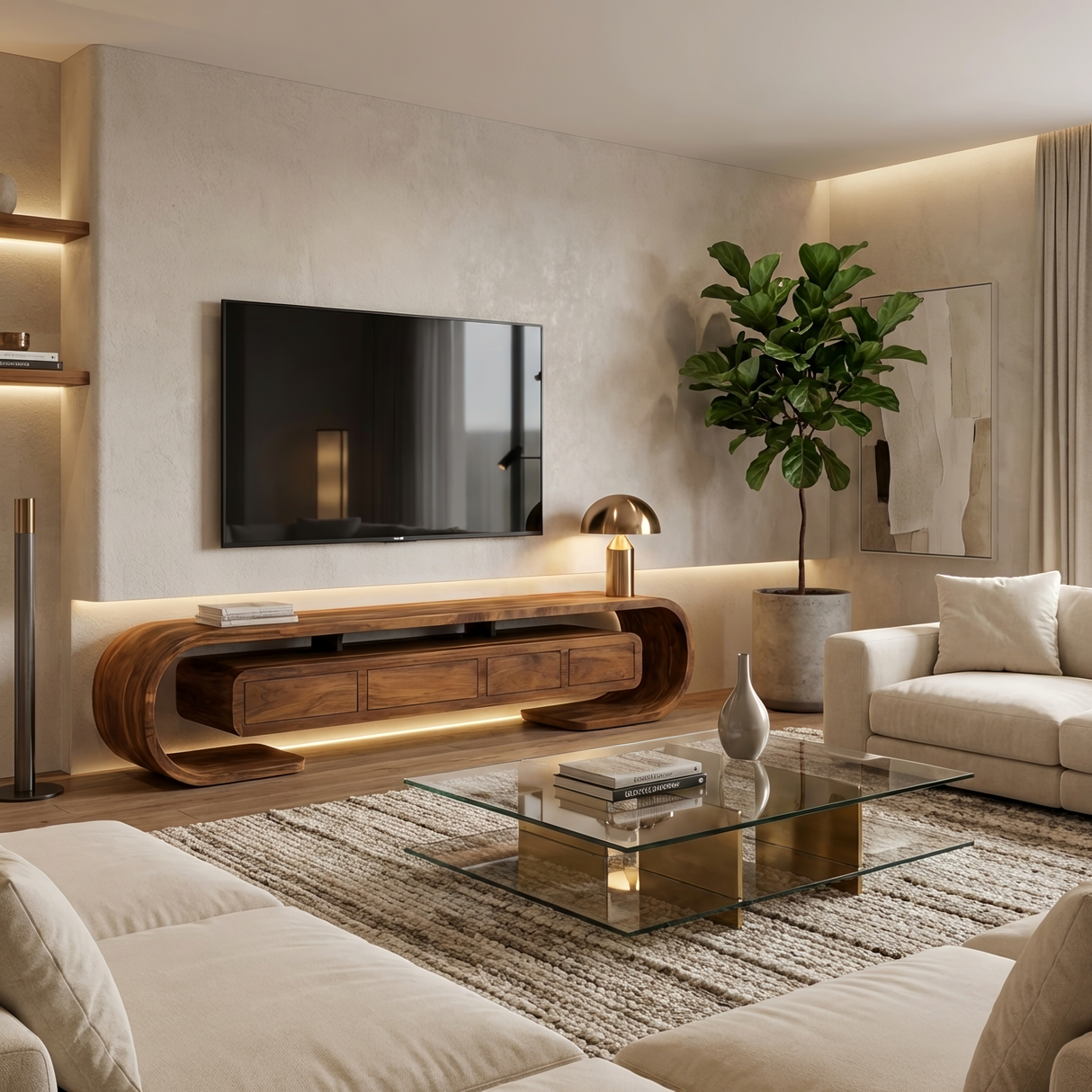 Modern TV Console For Modern Living Room Storage