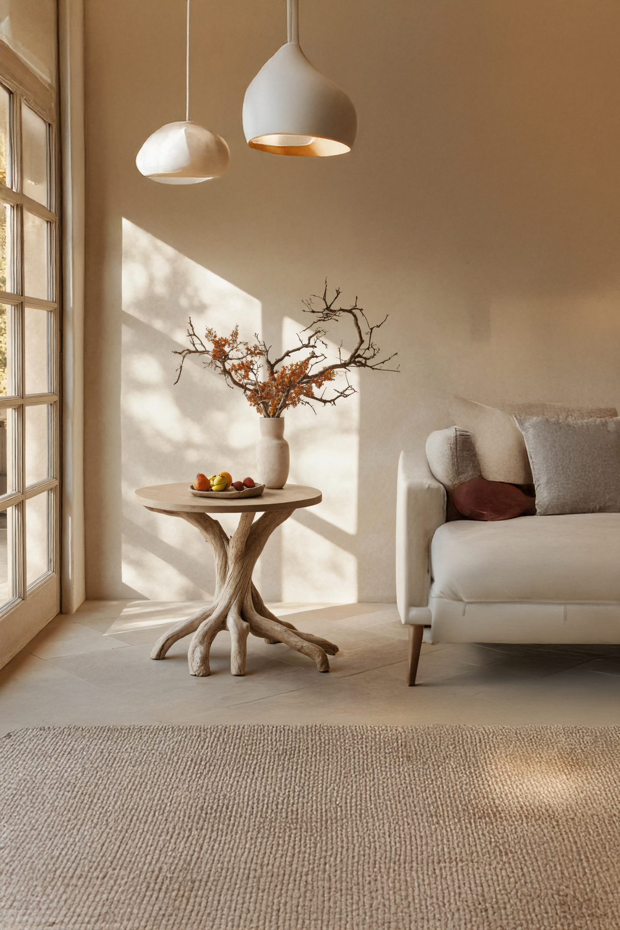 Rustic Wooden End Table For Entryway Design Functional Wall Display