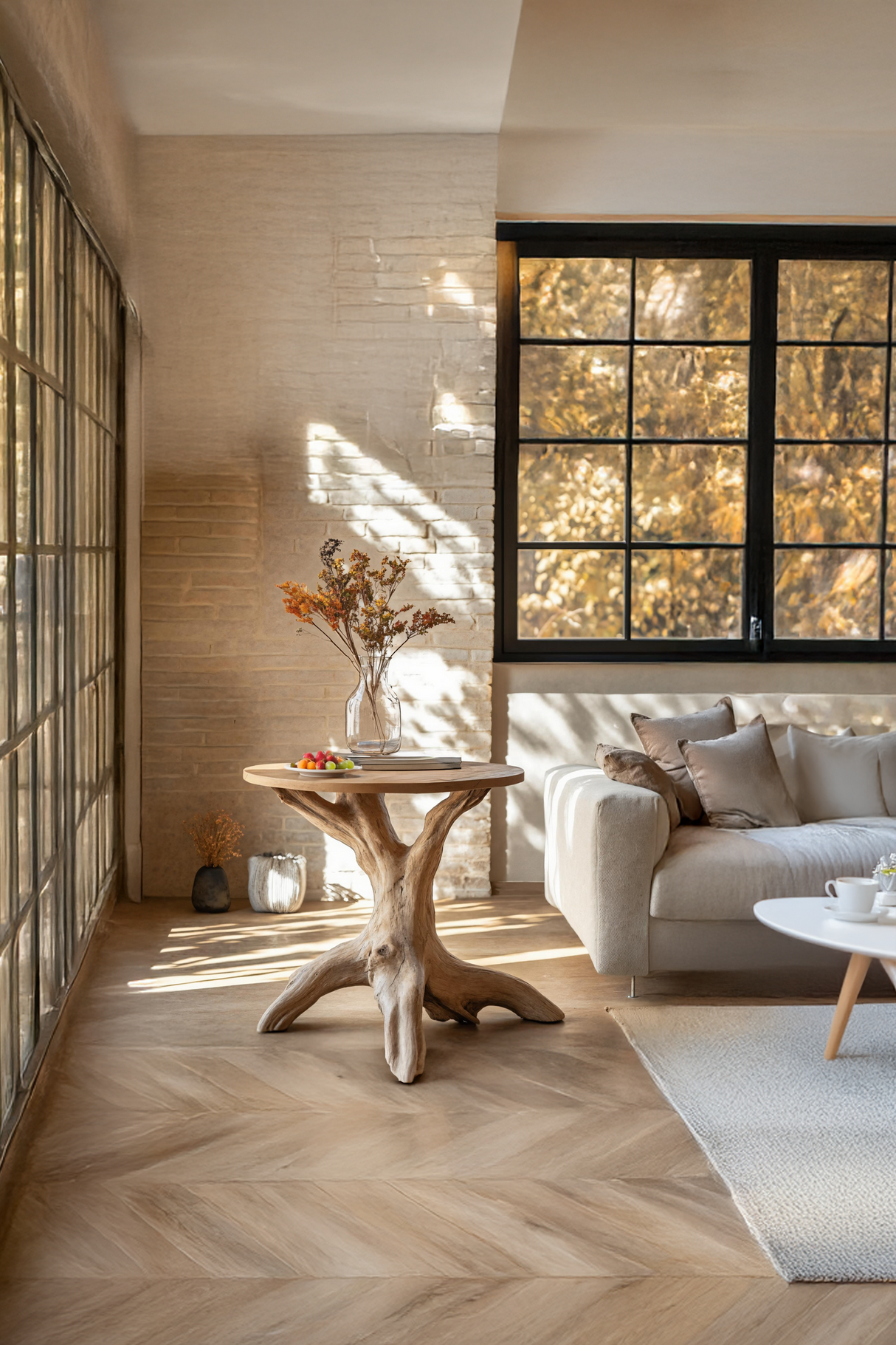 Farmhouse Wooden End Table For Furniture Decor Practical And Stylish