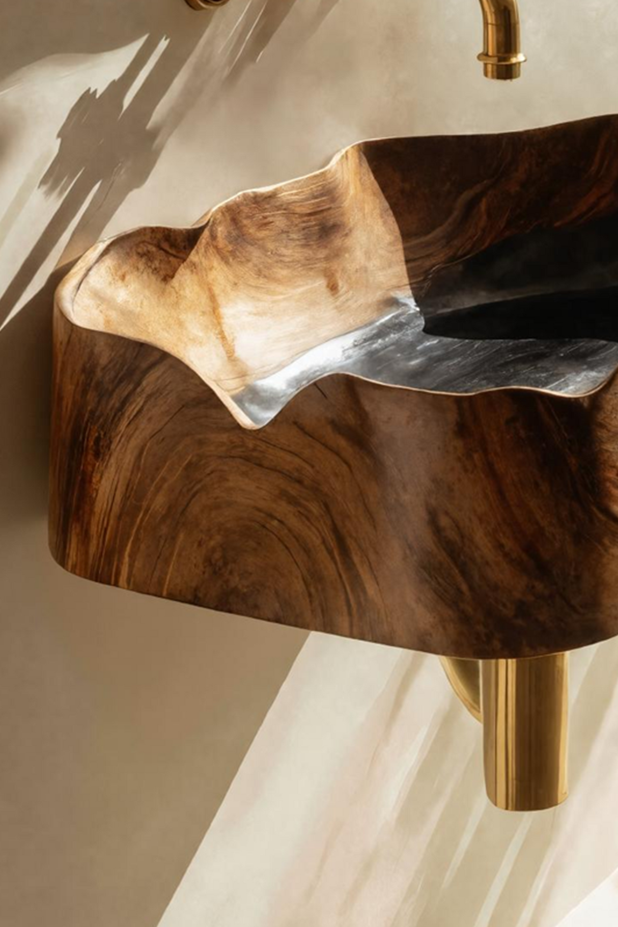 Farmhouse Solid Wood Vanity Sink For Bathroom Furniture Design