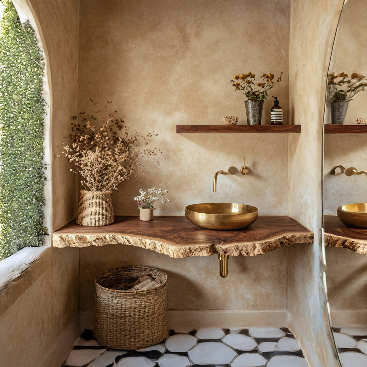 Farmhouse Style Floating Vanity For Modern Bathroom