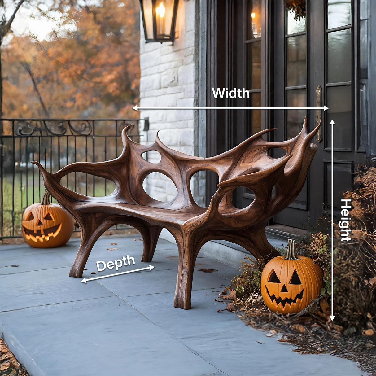 Mid Century Halloween Patio Chair For Unique Halloween Home Decor
