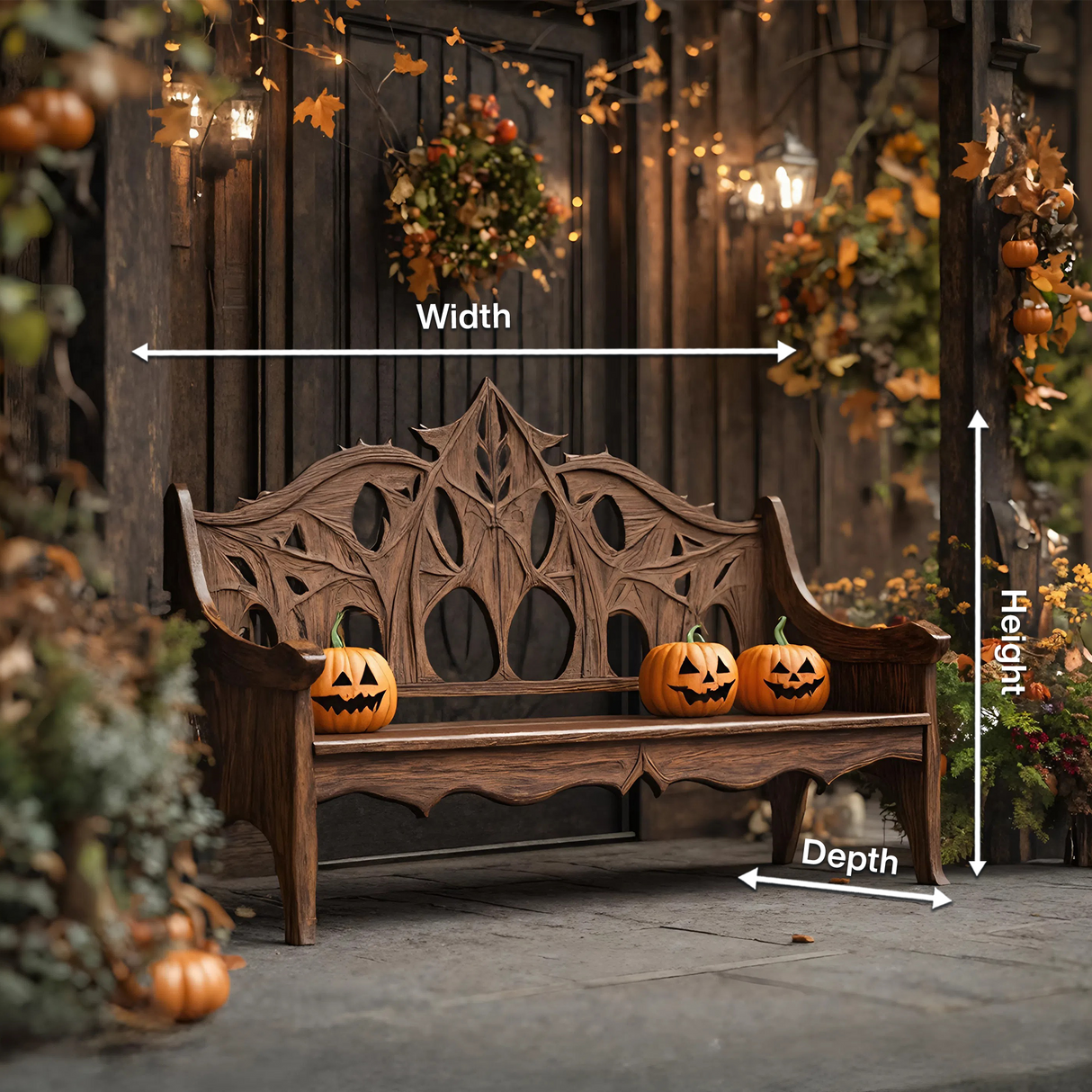 Mid Century Halloween Patio Chair For Spooky Outdoor Design