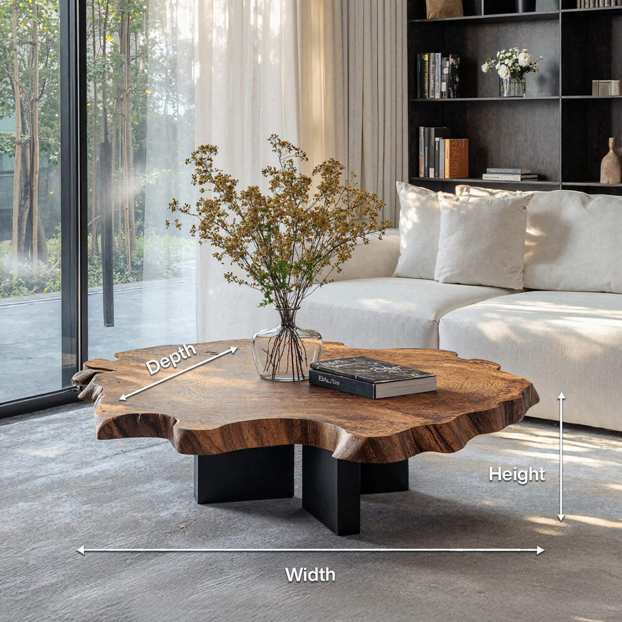 Farmhouse Low Table For Country Style Interiors