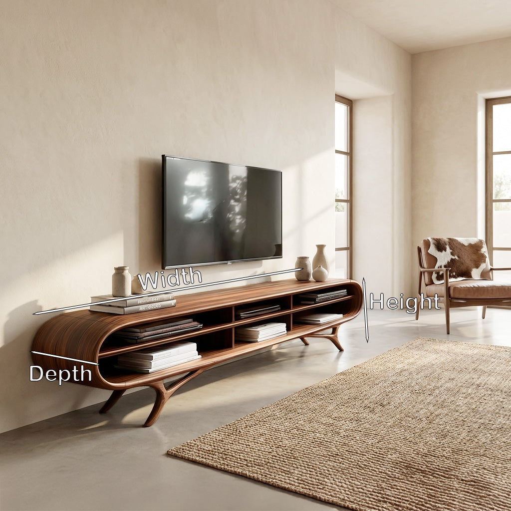 Contemporary Wooden TV Cabinet For Elegant Interior