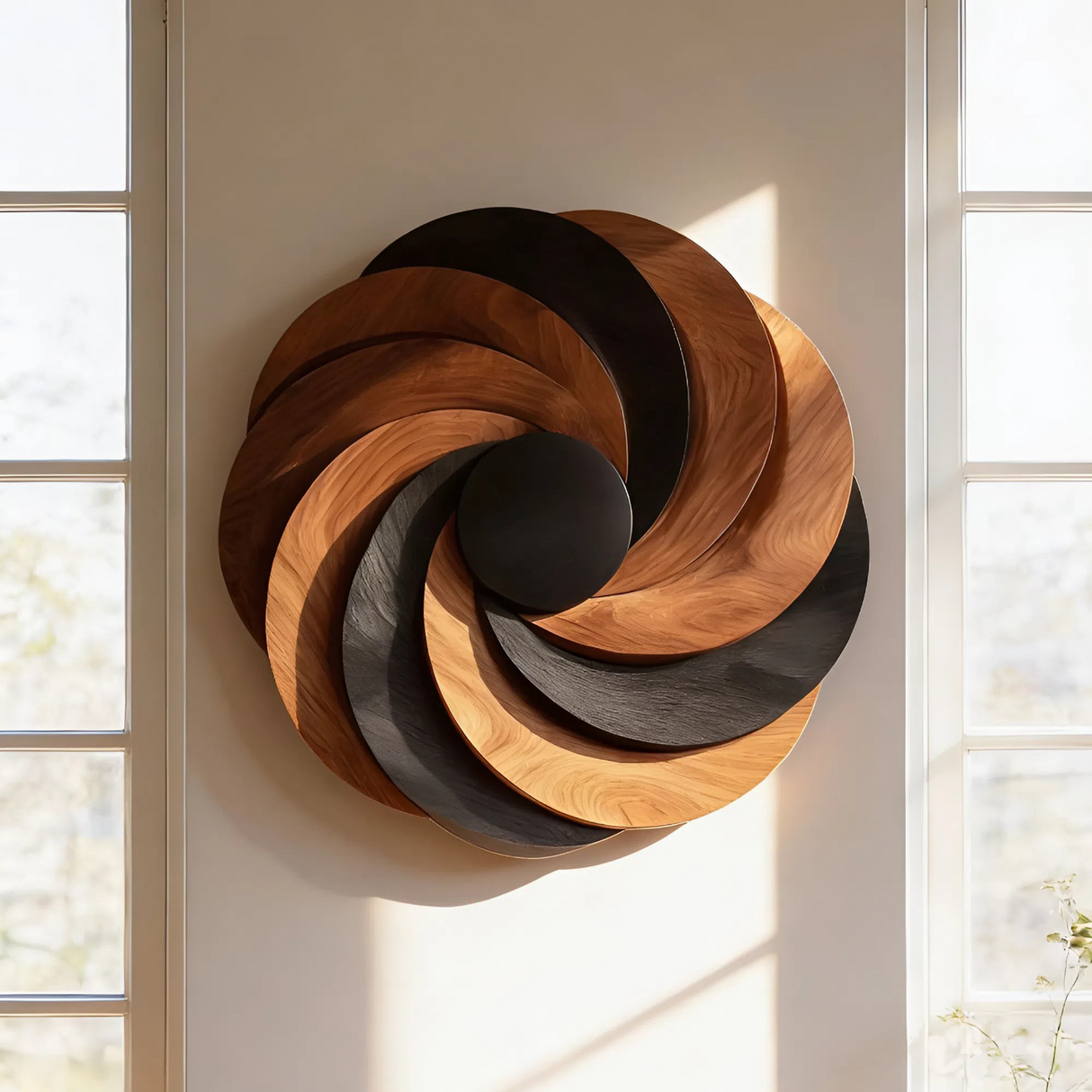 Mid Century Abstract Wall Art For Living Room Decor