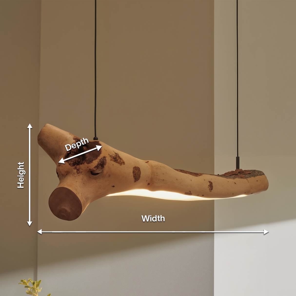 Rustic Hanging Light Fixture Branch Chandelier For Dining Room And Kitchen Island