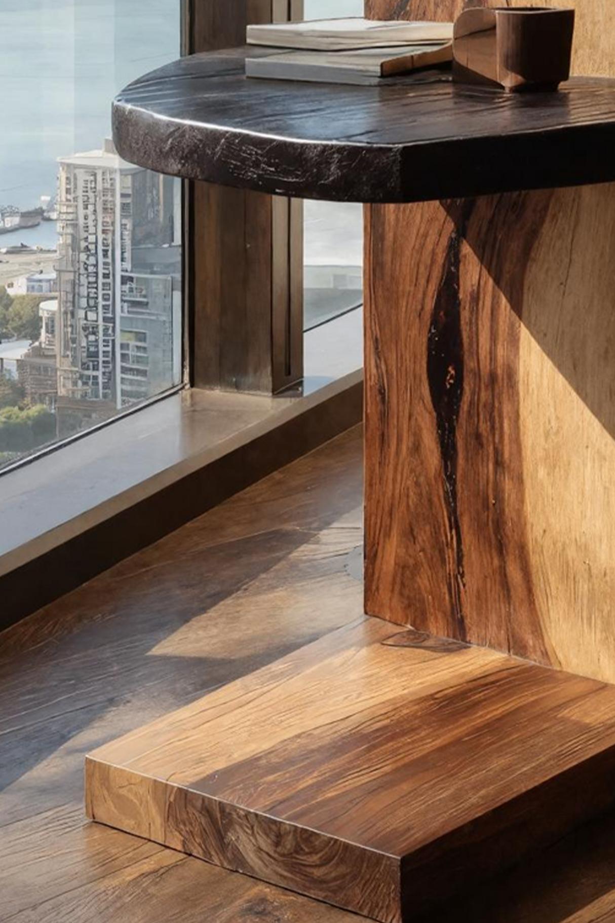 Handcrafted Wooden Side Table For Premium Furniture Look