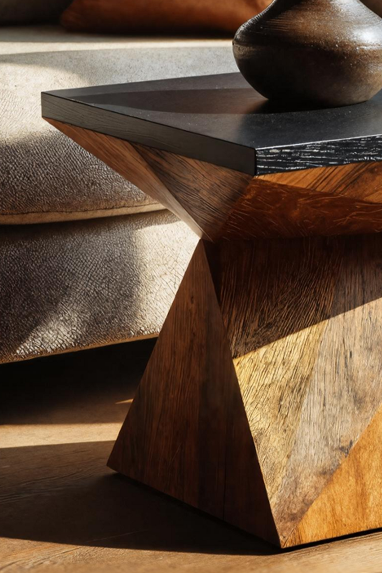 Mid Century Live Edge Side Table For Furniture Decor Ideas