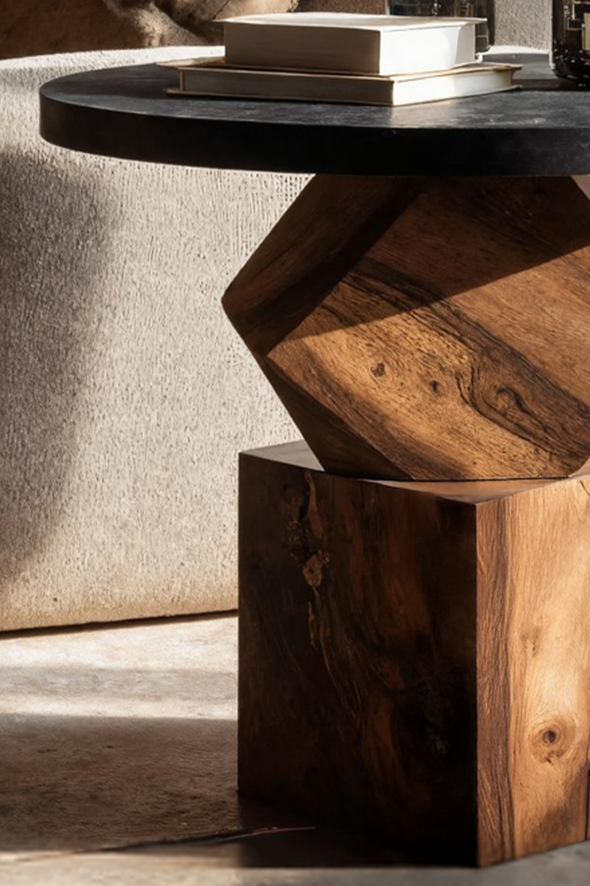 Modern Wooden Side Table For Bedroom Nightstand Decor