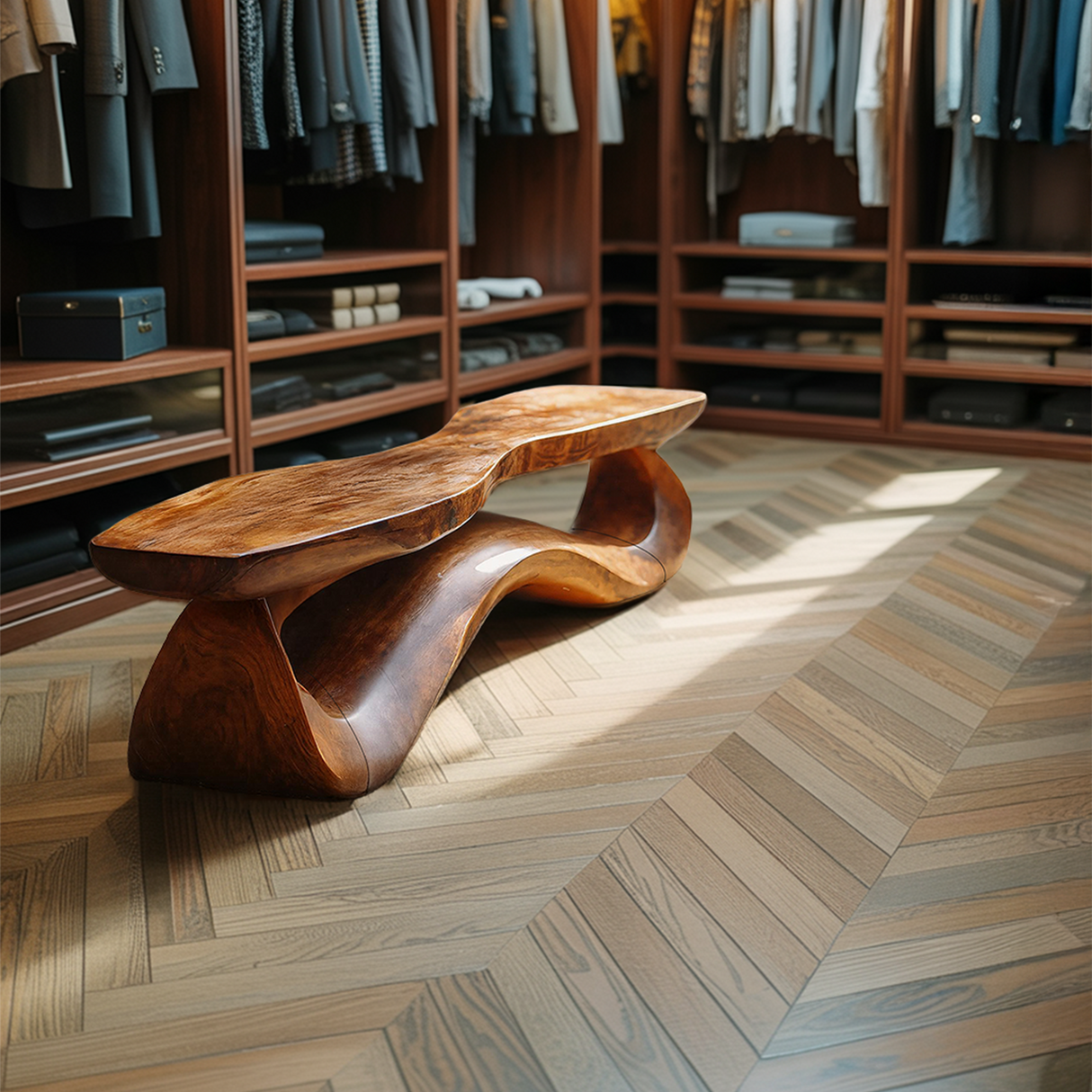 Solid Wood Live Edge Bench For Entryway Furniture Accent