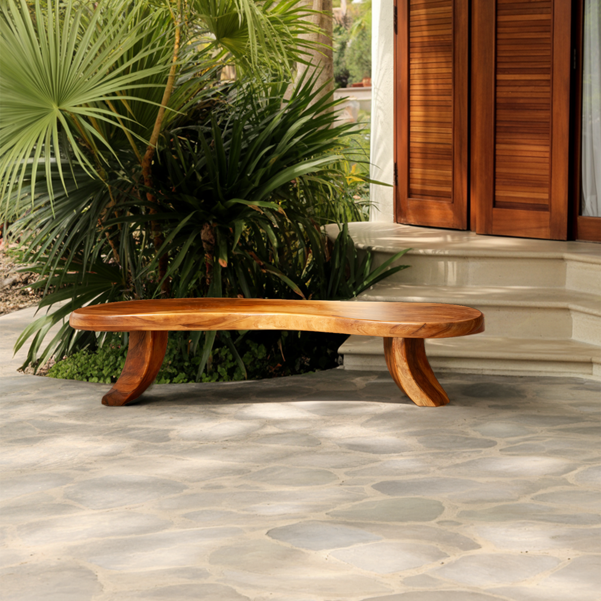 Handmade Live Edge Entryway Bench For Minimalist Home Decor