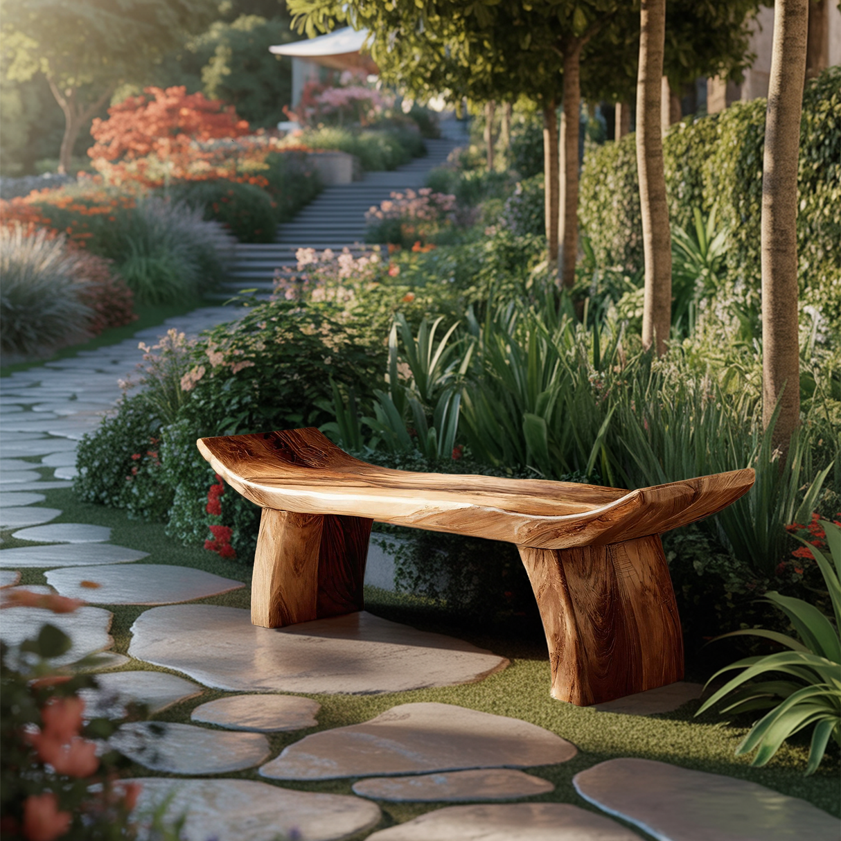 Solid Wood Entryway Bench For Foyer And Hallway Spaces