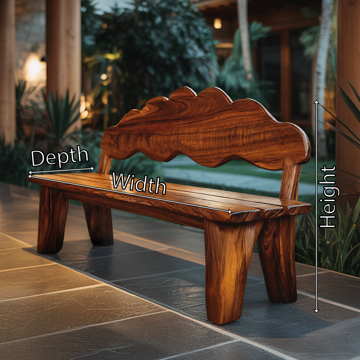 Solid Wood Entryway Bench For Modern Entryway Design