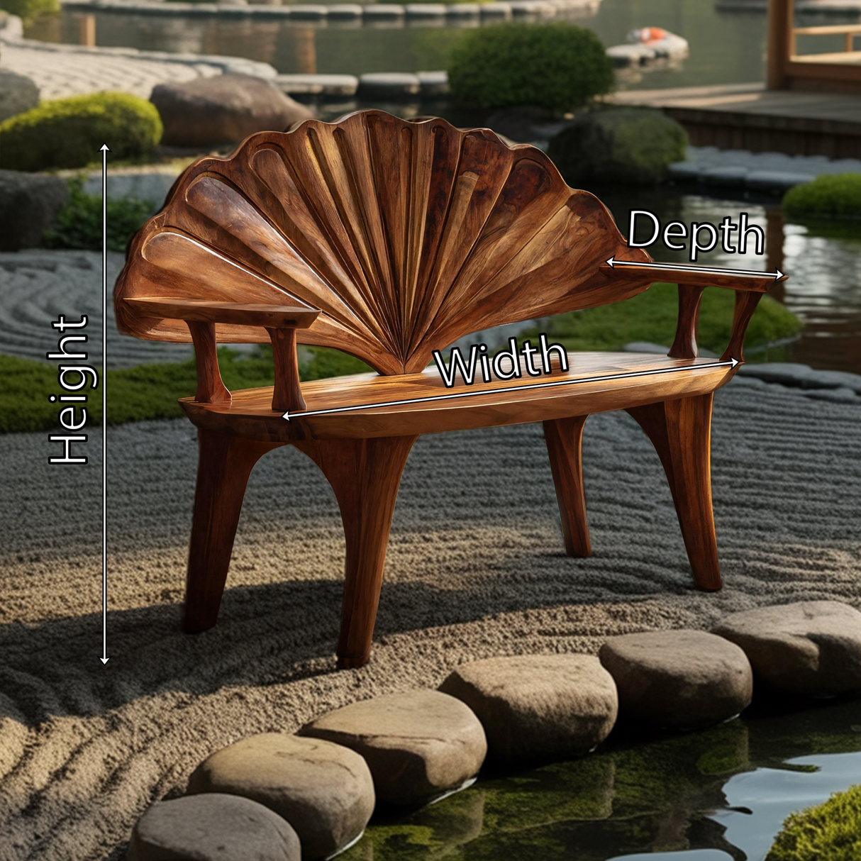 Rustic Solid Wood Bench For Entryway And Hallway Decor