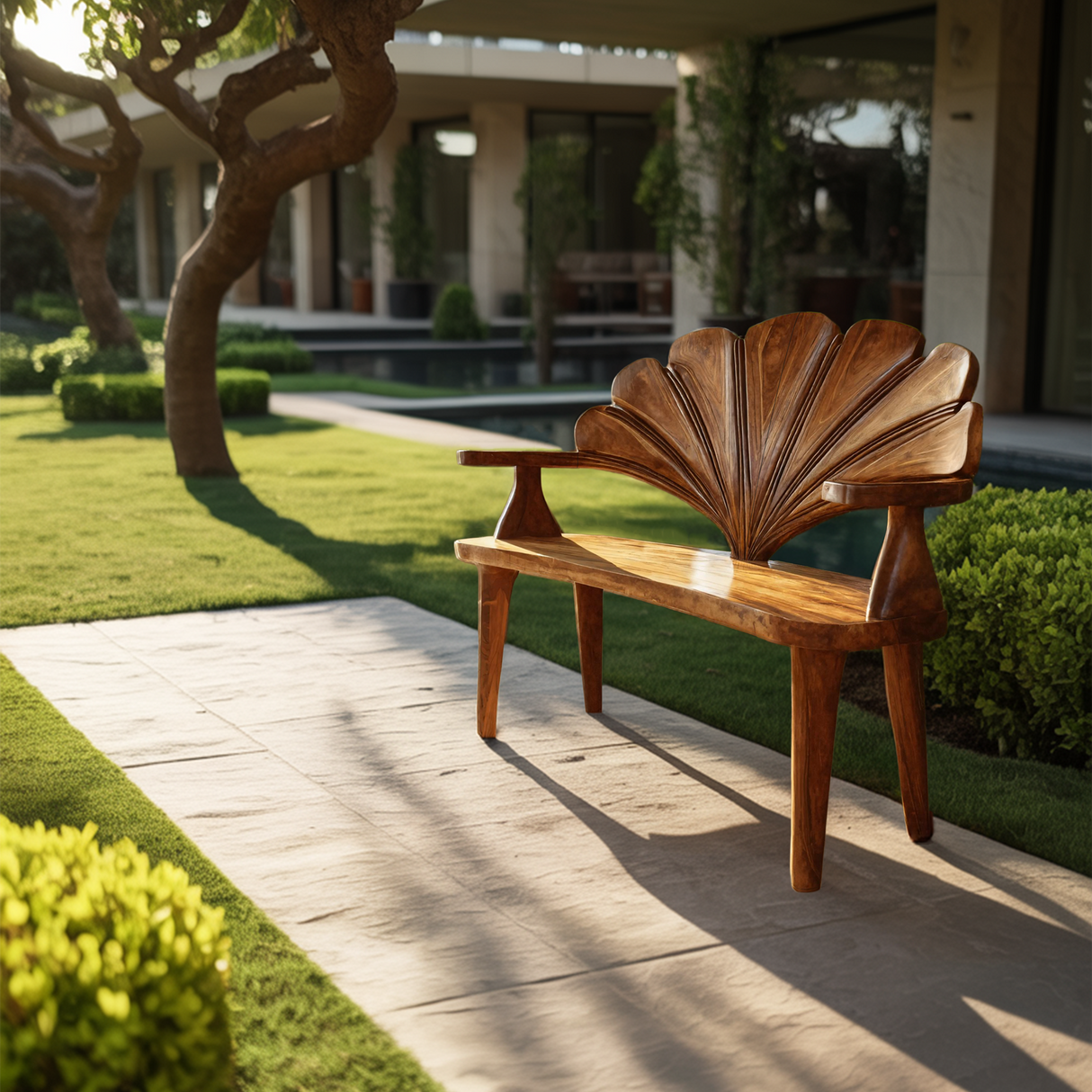 Rustic Live Edge Entryway Bench For Home Seating Area