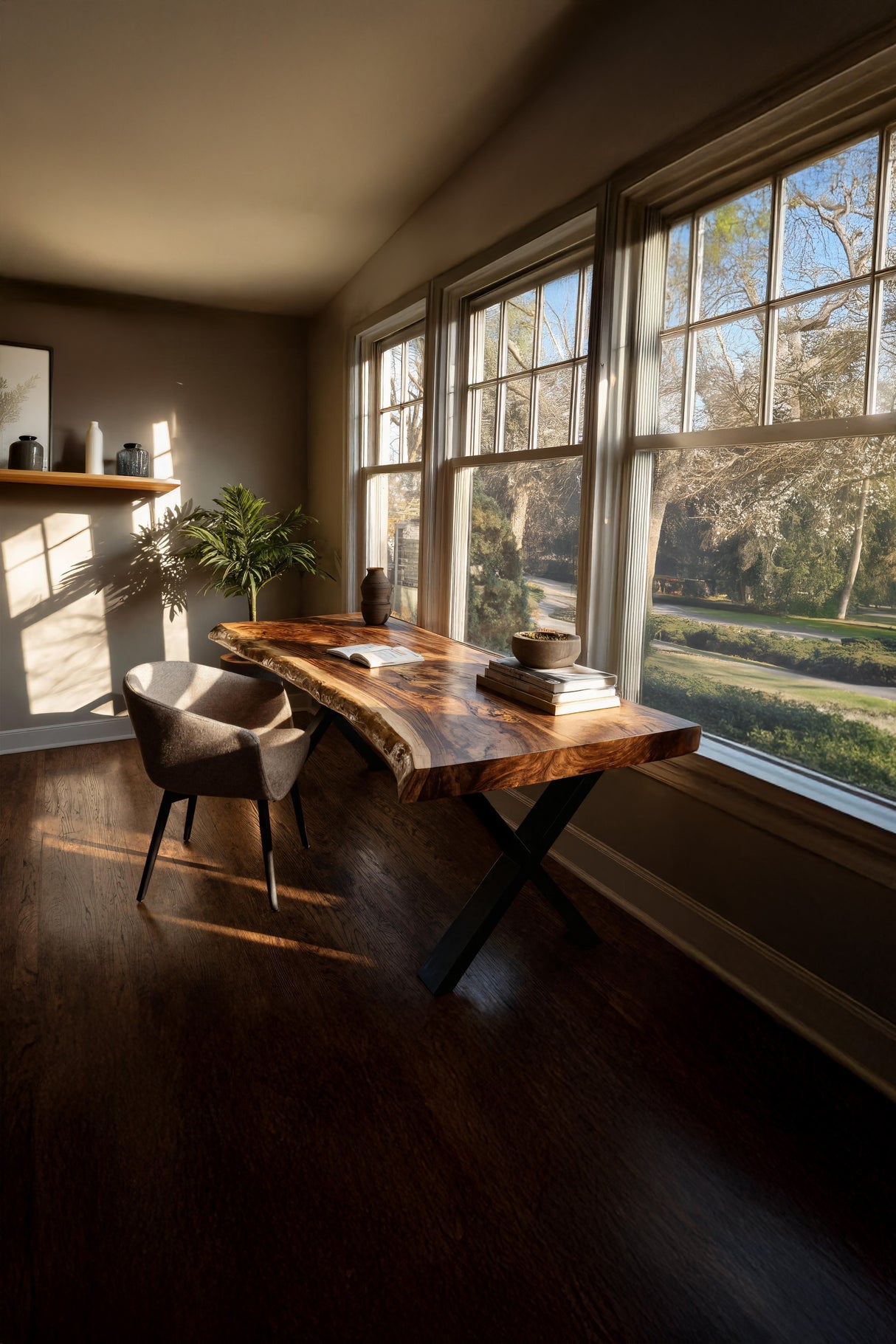 Modern Solid Wood Tabletop For Living Room Design